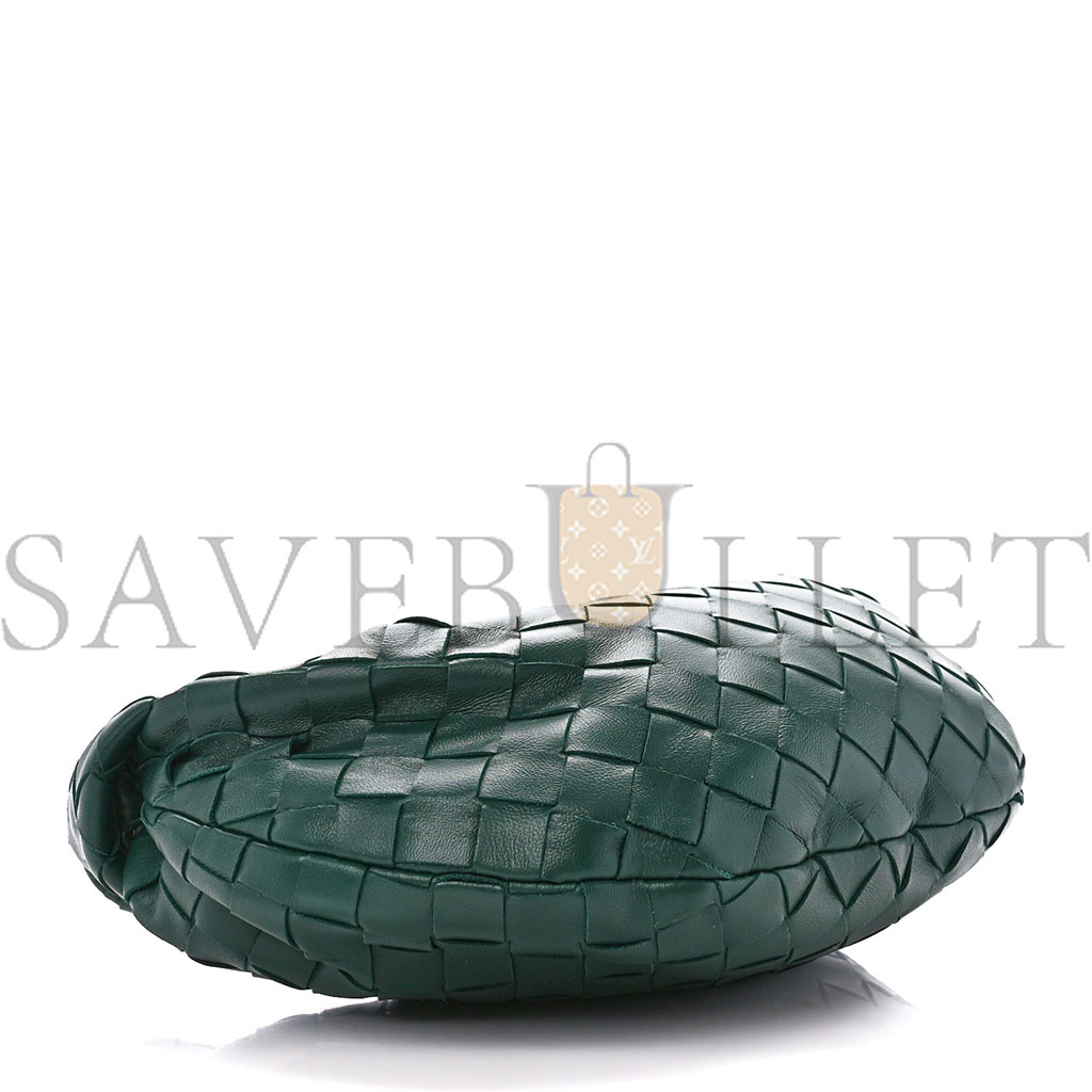 BOTTEGA VENETA NAPPA INTRECCIATO MINI JODIE RAINTREE (23*15*9cm)