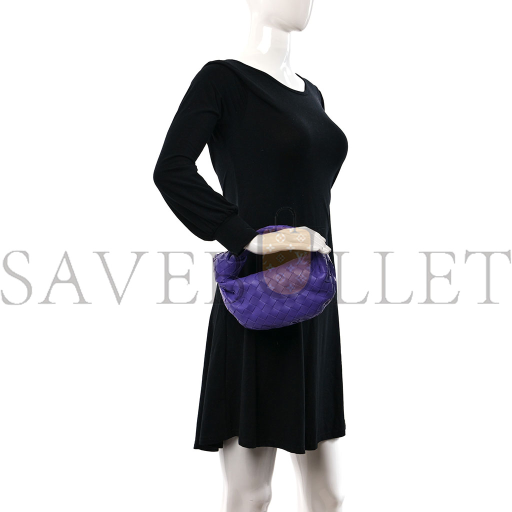 BOTTEGA VENETA NAPPA INTRECCIATO MINI JODIE PURPLE (25*15*3cm)