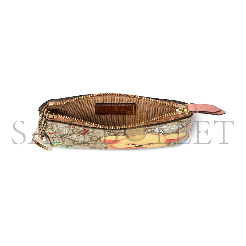 GUCCI ZIP KEY CASE WITH MOTIF ‎‎‎838892FAE139847 (12.5*7*1.5cm)