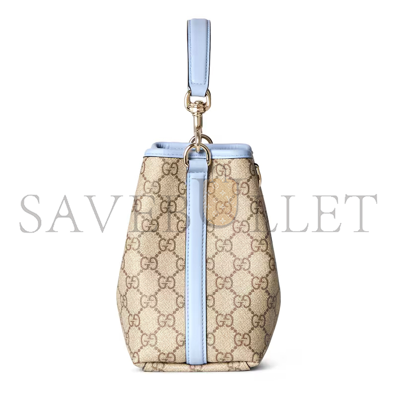 GUCCI GG EMBLEM SMALL BUCKET BAG 815118FAD6L9862 (19*18*11cm)