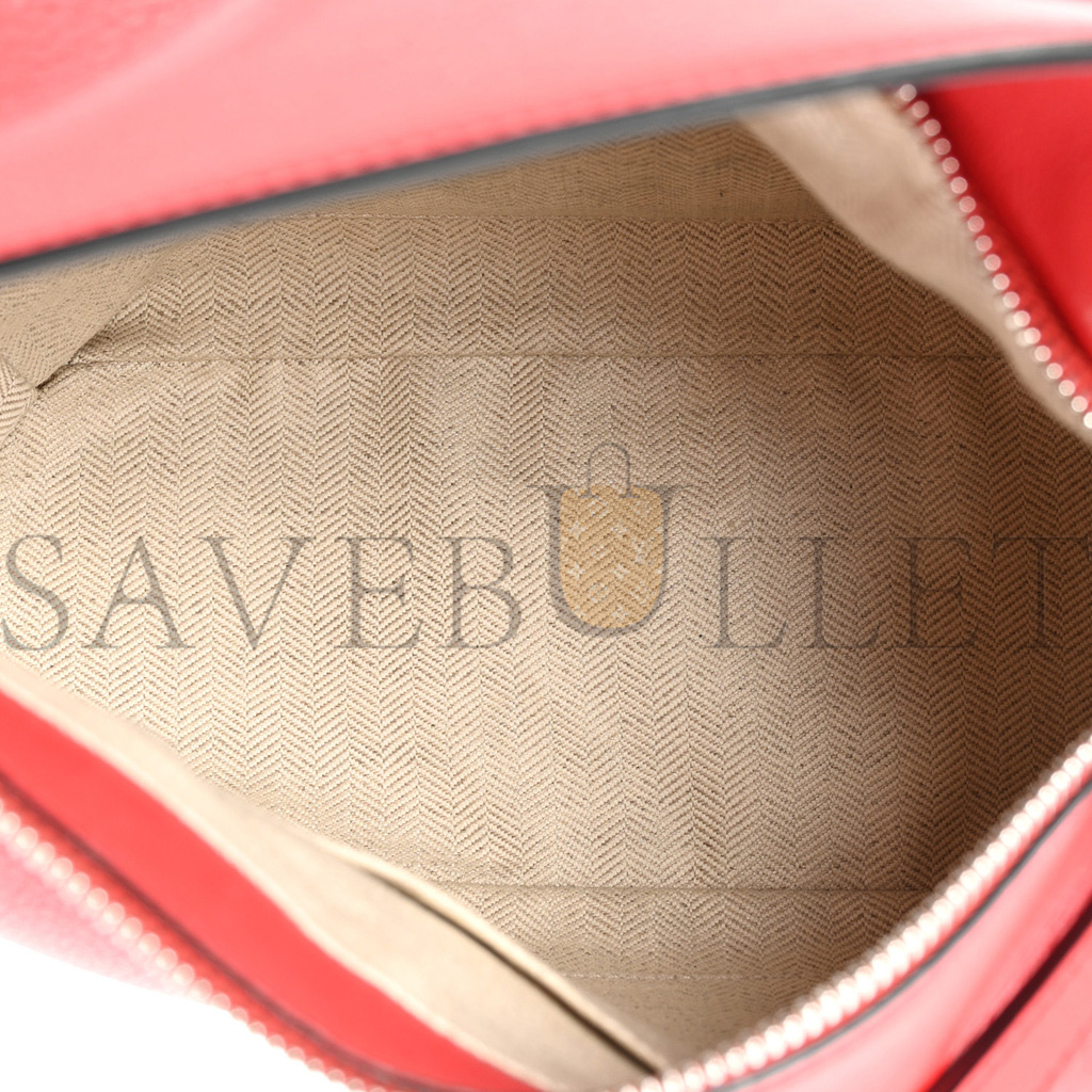 LOEWE CALFSKIN SMALL PUZZLE BAG SCARLET (24*16.5*10.5cm)