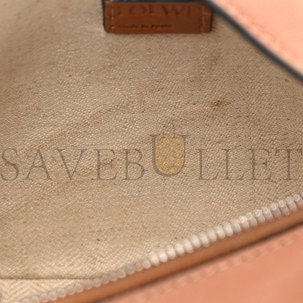 LOEWE CALFSKIN MINI PUZZLE BAG TAN (18*12.5*8cm)