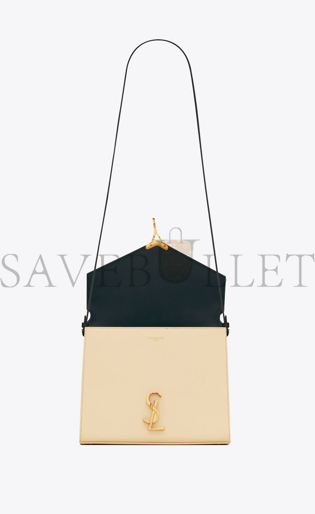 YSL CASSANDRA MEDIUM TOP HANDLE BAG IN BOX SAINT LAURENT LEATHER 62393116C7W1089 (24.5*20*11.5cm)